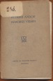 Peterdi Andor háborús versei 1914 -1 916