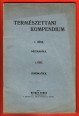 Természettani kompendium I. rész Mechanika 1. füzet: Kinematika