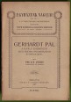Gerhardt Pál. A kiváló énekköltő születésének háromszázados évfordulójára